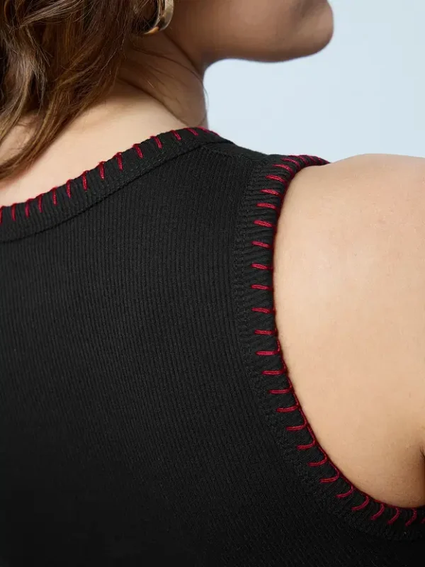 Ribbed Tank : Chilly - Image 4