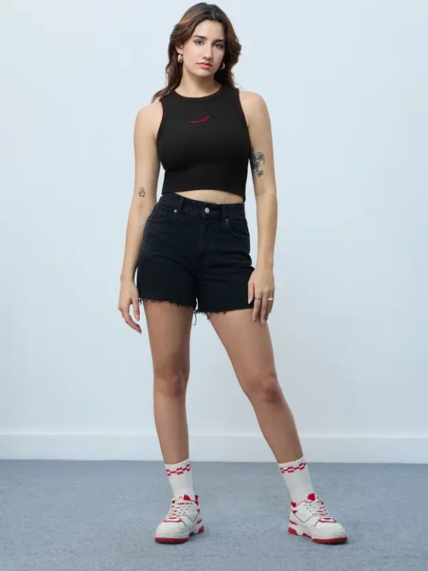 Ribbed Tank : Chilly - Image 3